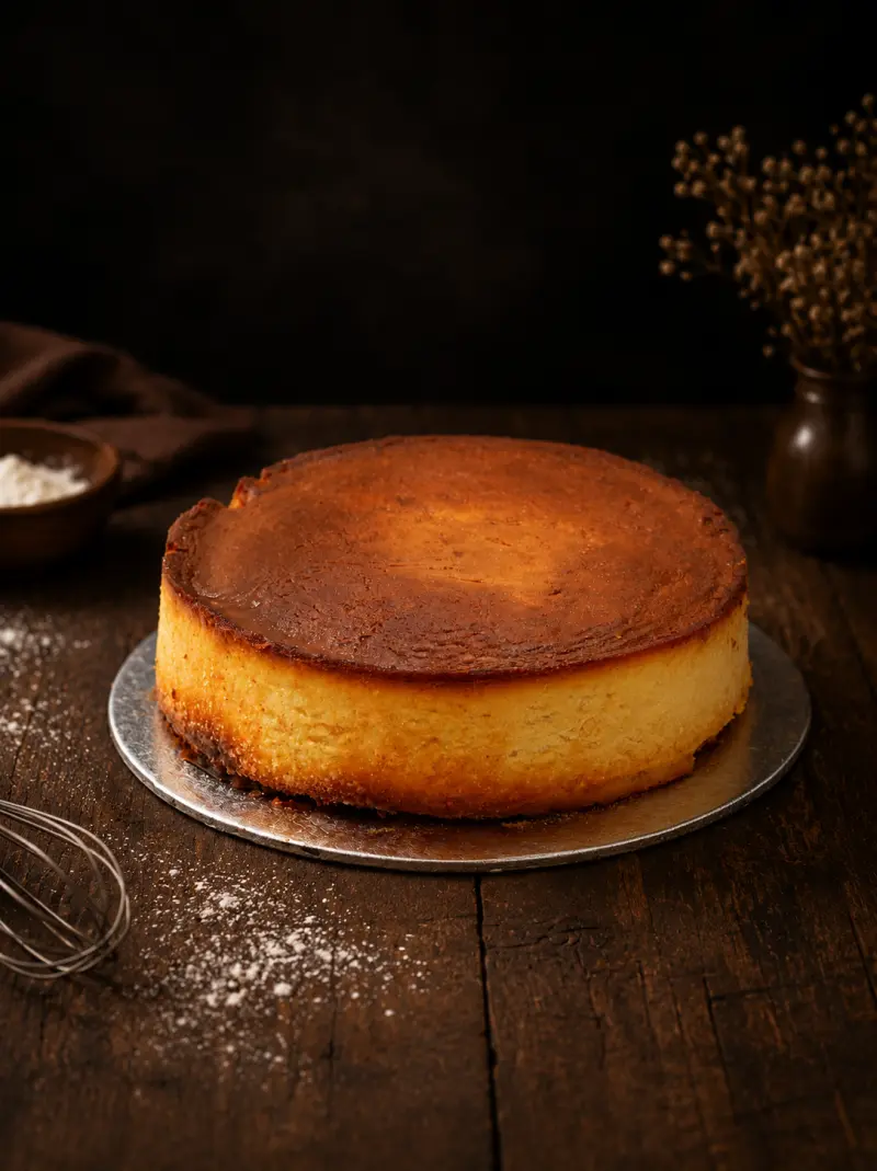 Cheese Brulee Cake